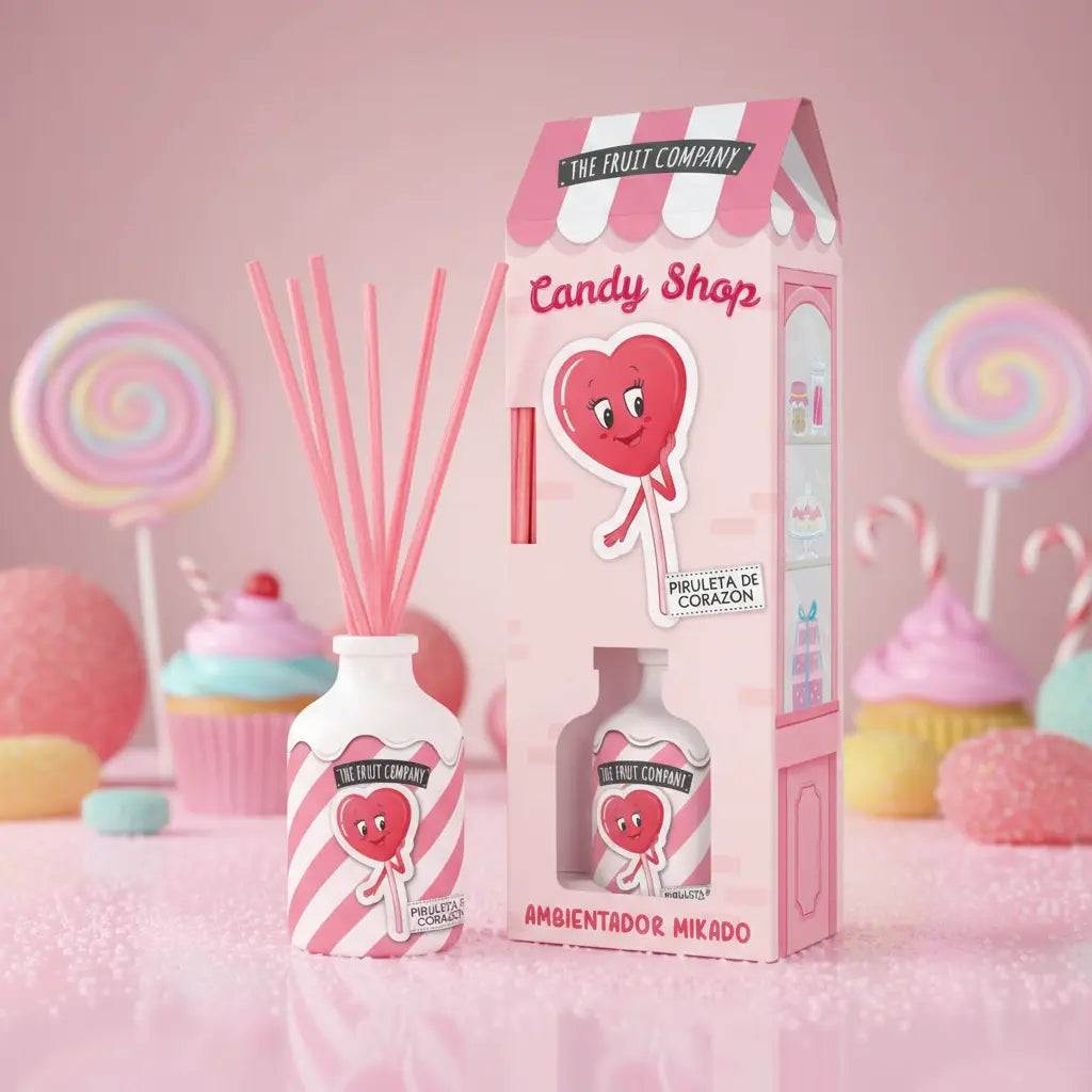 Coffret "coeur de sucette - The Fruit Company