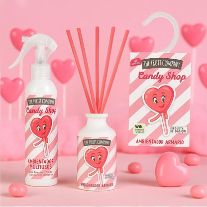 Coffret "coeur de sucette - The Fruit Company