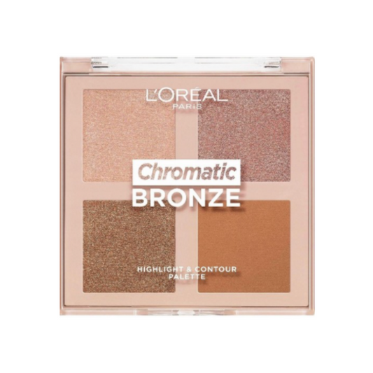 Chromatic Bronze - Palette Visage Enlumineur & Contour
